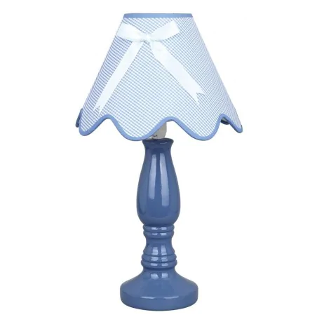 Oswietlenie - lola lampka gabinetowa 1x40w e14 niebieska candellux 