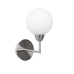 Oswietlenie - logos lampa kinkiet satyna 1x25w g9 klosz biały candellux