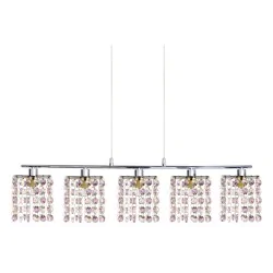 Oswietlenie - classic zwis 5x40w g9 fioletowy candellux 