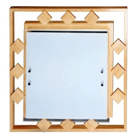 Oswietlenie - natura plafon 2x60w e27 40x40x10,5 kwadraciki zółty candellux 