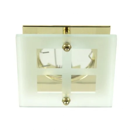 Oswietlenie - sz-06 g mr16 złota opr.kwadrat stała szkło candellux 