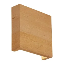 Oswietlenie - marc lampa kinkiet drewniany 1x6w led 4000k candellux 