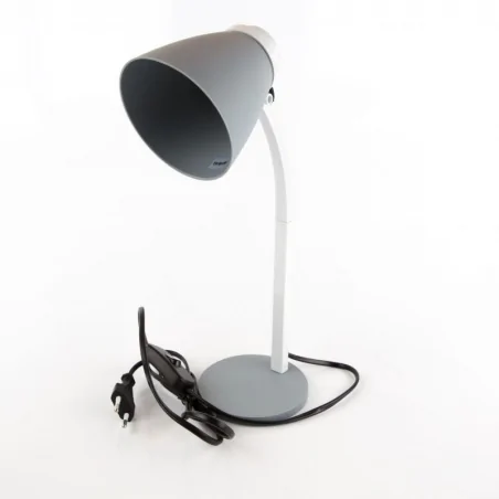 Lampki-biurkowe - szara lampka biurkowa volteno monic e14 vo0792 volteno 