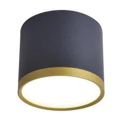 Oswietlenie - tuba lampa sufitowa 9w led 8,8/7,5 złoty+czarny 4000k candellux