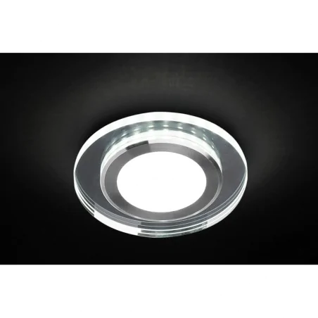 Oswietlenie - ssp-27 al/tr lampa stropowa srebrny 2x5w led 4000k klosz lustrzany candellux 