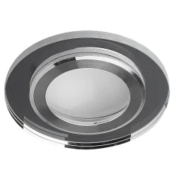 Oswietlenie - ssp-27 al/tr lampa stropowa srebrny 2x5w led 4000k klosz lustrzany candellux