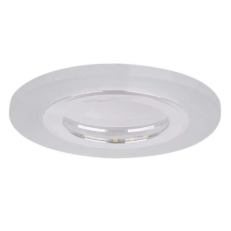 Oswietlenie - ssp-27 al/fr lampa stropowa srebrny 2x5w led 4000k klosz mrożony candellux 
