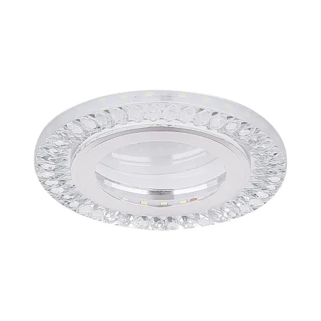Oswietlenie - ssp-29 al/tr lampa stropowa srebrny 2x5w led 6500k klosz bezbarwny candellux 