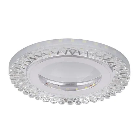 Oswietlenie - ssp-28 al/tr lampa stropowa srebrny 2x5w led 6500k klosz bezbarwny candellux 