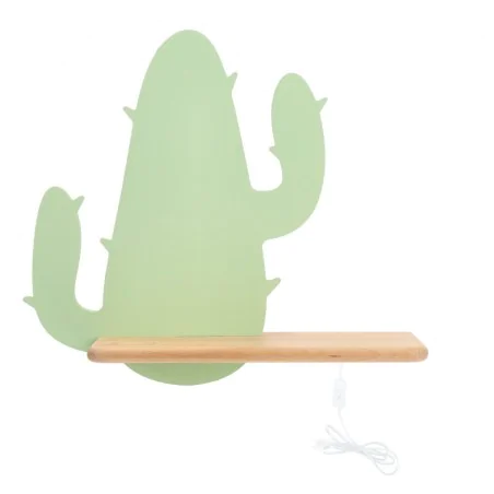 Oswietlenie - cactus 2 lampa kinkiet 4 led 4000k iq kids z przew zielony candellux 