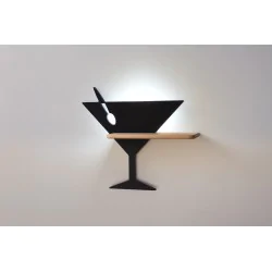 Oswietlenie - piccolo lampa kinkiet 4w led 4000k iq kids z przewodem czarny candellux 