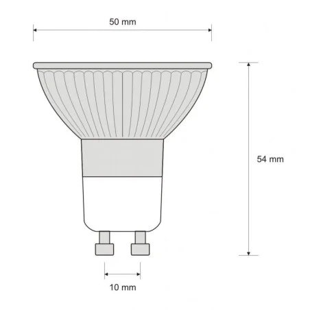 Oswietlenie - żarówka led 3w gu10 do serii tony / duero candellux 