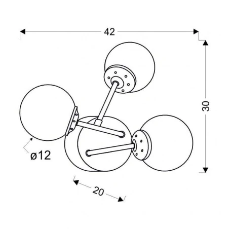 Oswietlenie - best 2 kinkiet 3x40w e14 chrom candellux 