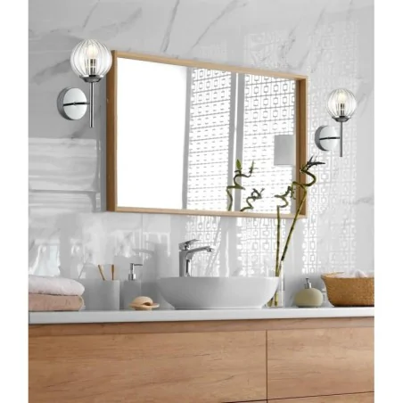 Oswietlenie - best 2 kinkiet 1x40w e14 chrom candellux 