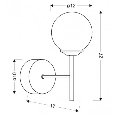 Oswietlenie - best 2 kinkiet 1x40w e14 chrom candellux 