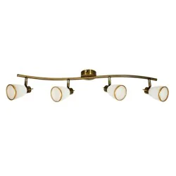 Oswietlenie - regent listwa 4x40w g9 patyna (bż) candellux