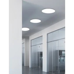 Oswietlenie - lampa sufitowa mega plafon 28 18w led 4000k biały candellux 