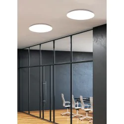 Oswietlenie - lampa sufitowa mega plafon 38 24w led 4000k biały candellux 
