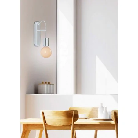 Oswietlenie - alto lampa kinkiet 1x40w e27 biały matowy candellux 