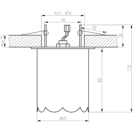Oswietlenie - oprawa stropowa dekoracyjna sk-73 ch/tr g9 chrom 1x40w g9 kryształ transparent candellux 