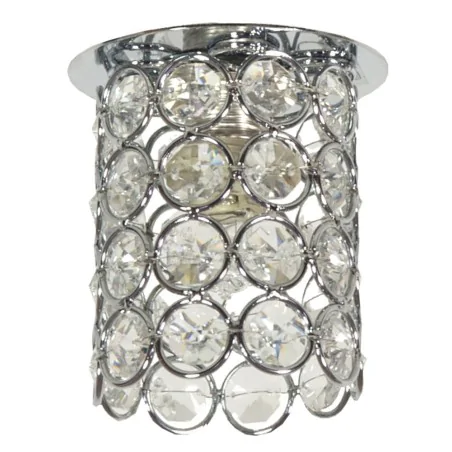 Oswietlenie - oprawa stropowa dekoracyjna sk-73 ch/tr g9 chrom 1x40w g9 kryształ transparent candellux 