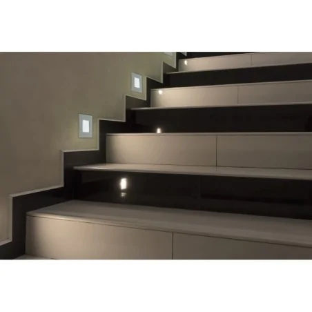 Oswietlenie - oprawa schodowa stała ms-04 ch g4 chrom candellux 