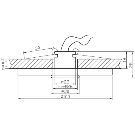 Oswietlenie - oprawa punktowa po-03 ch/sn g4 chrom+satyna nikiel oprawa punktowa candellux 