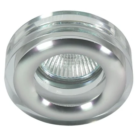 Oswietlenie - oprawa stropowa dekoracyjna okrągła sk-81 ch/tr mr16 1x50w chrom transparent candellux 