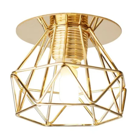 Oswietlenie-sufitowe - oprawa sufitowa złota stropowa ażurowy klosz g9 sk-85 candellux 