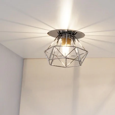 Oswietlenie-sufitowe - oprawa sufitowa stropowa z ażurowym kloszem koszyczek 2241111 candellux 