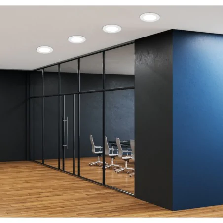 Oswietlenie - sp-01 wh 3w led 230voczko sufitowe  lampa sufitowa panel led stała okrągła śr. 120 candellux 