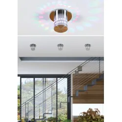 Oswietlenie - sa-11 al 3w led smd rgb 230v oczko sufitowe  lampa sufitowa aluminiowa candellux 