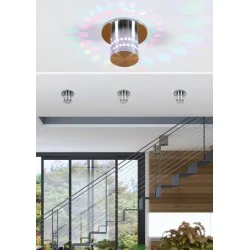 Oswietlenie - sa-11 al 3w led smd rgb 230v oczko sufitowe  lampa sufitowa aluminiowa candellux 