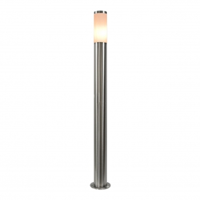 Lampy-ogrodowe-stojace - lampa ogrodowa inox livia cie014-100 tuba wysoka satynowa polux 