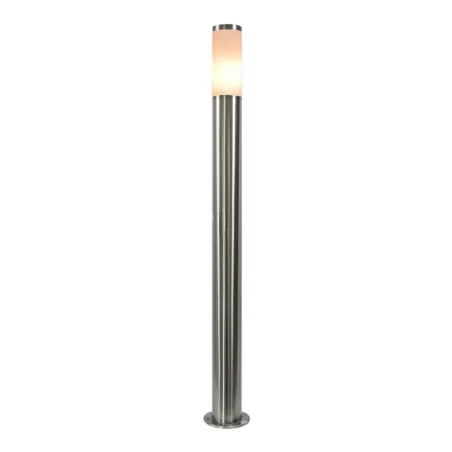Lampy-ogrodowe-stojace - lampa ogrodowa inox livia cie014-100 tuba wysoka satynowa polux 