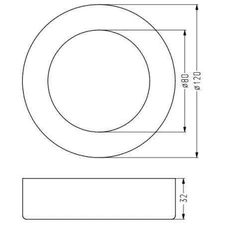 Oswietlenie - oprawa stropowa spn-03 wh 6w led 230v panel led stała okrągła nawierzchniowa śr. candellux 