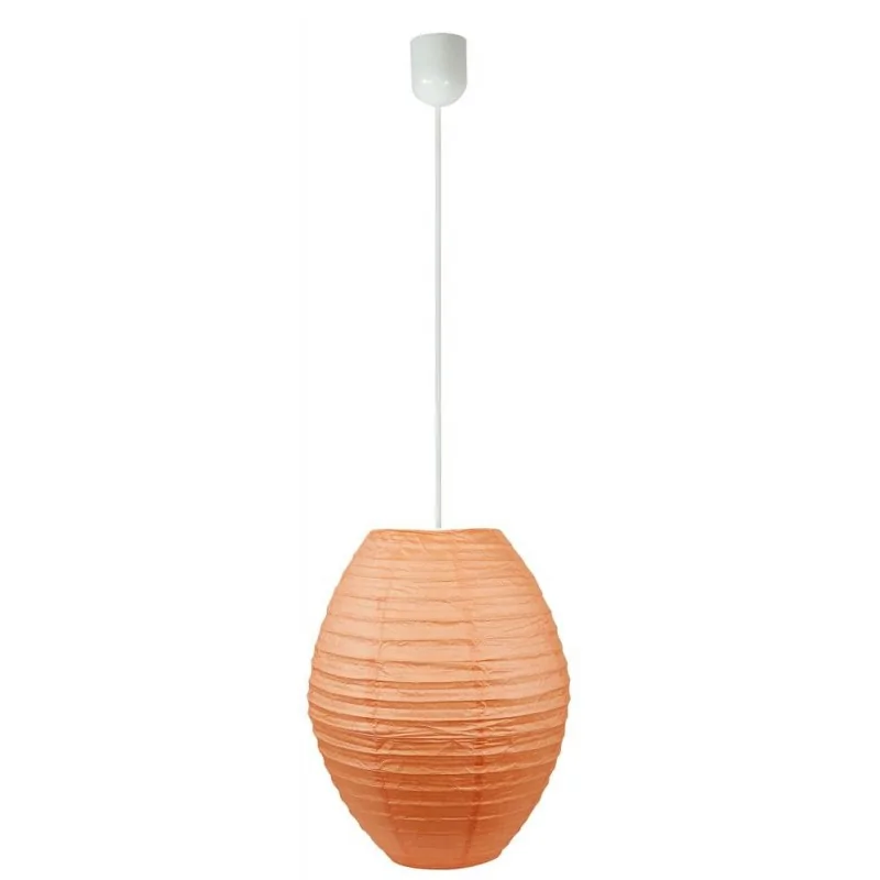Oswietlenie - lampa kokon w ształcie ula papierowy pomarańcz 40x55cm/linka candellux firmy Candellux 