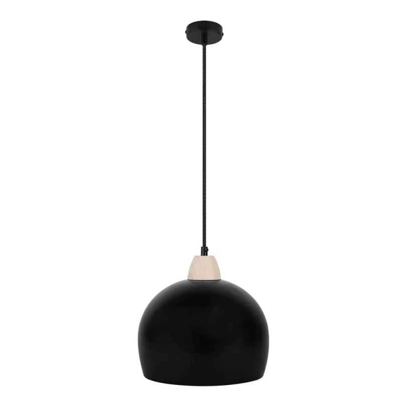 Oswietlenie - lampa wisząca monroe 1x60w e27 czarny candellux firmy Candellux 