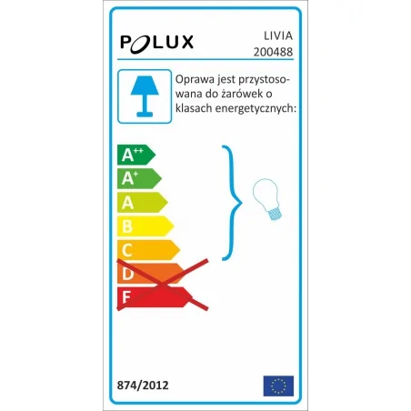Kinkiety-ogrodowe - kinkiet ogrodowy inox livia cie014 tuba skosna satynowa polux 