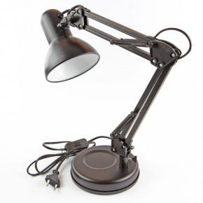 Lampki-biurkowe - czarna lampka kreślarska biurkowa vo0458 volteno 