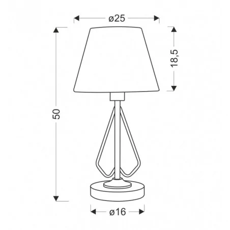 Oswietlenie - lampa stołowa morley 1 czarny candellux 