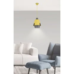 Oswietlenie - lampa wisząca falun 1 żółty candellux 