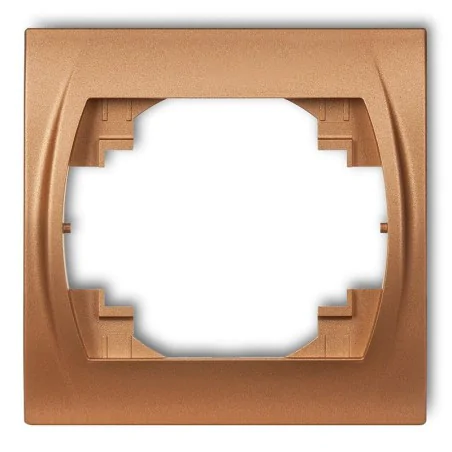 Ramki-pojedyncze - ramka pojedyncza złoty metalik 8lrh-1 logo karlik 