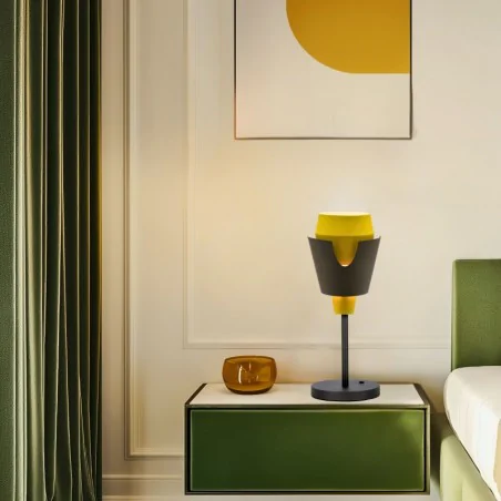 Oswietlenie - lampa stołowa falun 1 żółty candellux 