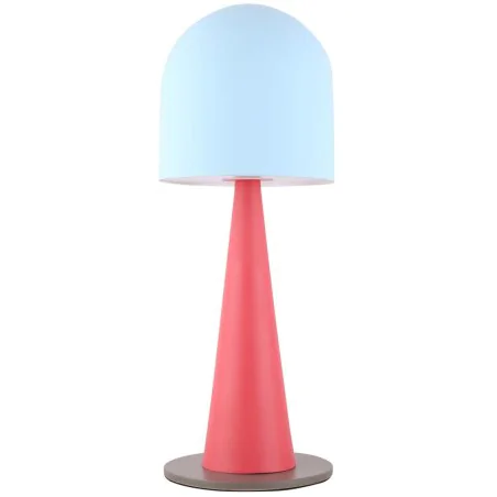 Lampki-nocne - lampka nocna niebieska z czerwoną podstawą grzybek visby 1 50501163 candellux 