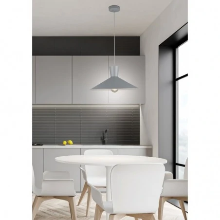 Oswietlenie - lampa wisząca elista 1 szary candellux 