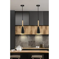 Oswietlenie - lampa wisząca trosa 1 czarny candellux 