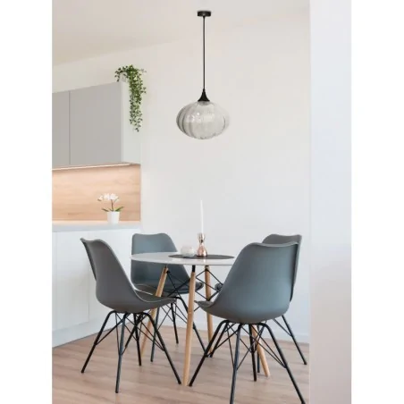 Oswietlenie - lampa wisząca exeter 265 mm 1 czarny candellux 