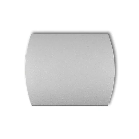 Zaslepki - zaślepka do ramki srebrny metlik 7za trend logo karlik 