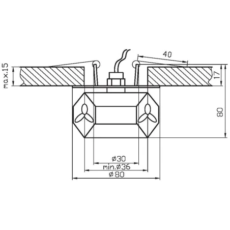 Oswietlenie - sk-49 ch/wh+ye g4 opr.strop.stała kryształ 20w g4 kostka+żółte łezki candellux 